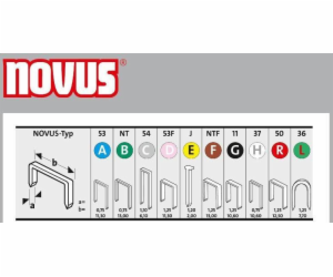 Sponky Novus typ G 11/6 NOVUS [5000 ks]