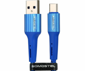 Somostel USB-A - USB-C USB kabel 1 m Modrý (25699)