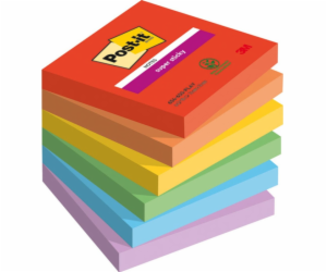 Post-It 3M Post-it® Super Sticky Notes, HRACÍ, 76x76mm, 6...