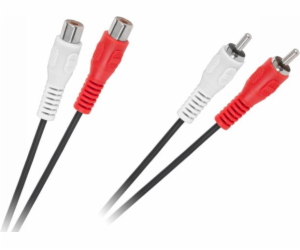 RCA (Cinch) x2 - RCA (Cinch) x2 kabel 5m černý (KPO2661-5)