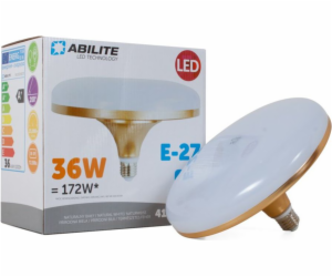 Abilite E27 Ufo Gold Mléčná 36W, 230V