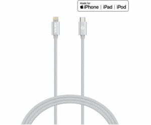 Kanex USB-C – Lightning kabel 1,2 m stříbrný (36321-uniw)