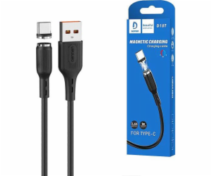 Denmen USB-A – USB-C kabel USB 1 m černý (29370)