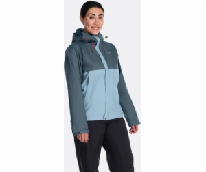 Rab Dámská Downpour Eco Bunda Wmns Orion Blue/Citadel vel...