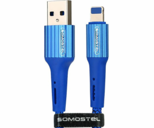 Somostel USB-A - Lightning kabel 1 m Modrý (25928)