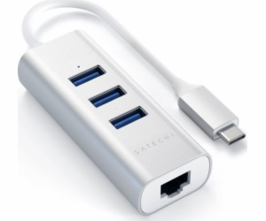 Satechi USB HUB 1x RJ-45 + 3x USB-A 3.0 (ST-TC2N1USB31AS)