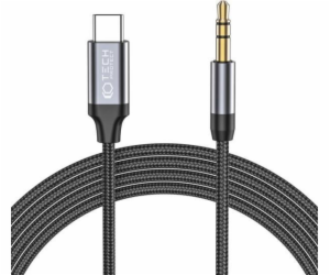 Tech-Protect USB-C USB kabel – Mini Jack 3,5 mm 1 m černý...