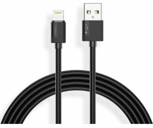 T-Phox USB-A - Lightning USB kabel 2 m Černý