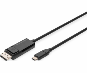 Digitus USB-C – DisplayPort USB kabel 2 m černý (AK-30033...