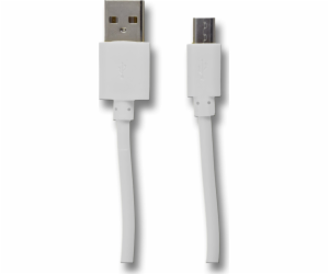 USB 2GO 2GO USB kabel pro Micro-USB kabel - weiss - 100 cm