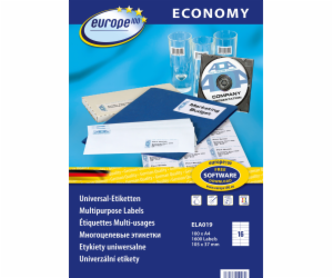 Avery Zweckform LABELS A4 od AVERY ECONOMY 105 X 37 MM 16...