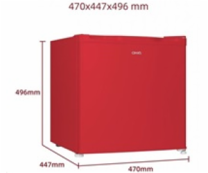 CHiQ CSD46D4RE minibar, 46 litrů, 2 přihrádky, 0 °C až +1...