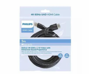 Kabel PHILIPS HDMI M, HDMI M, 5m, černý SWV5551/00