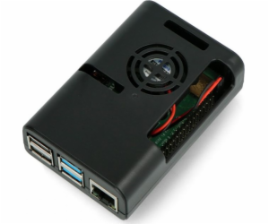 JustPi Case s ventilátorem Raspberry Pi 4B (DNG-16791)