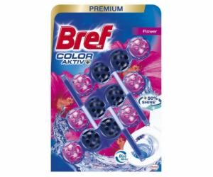 Bref WC blok Color Aktiv Fresh Flower 3x50g