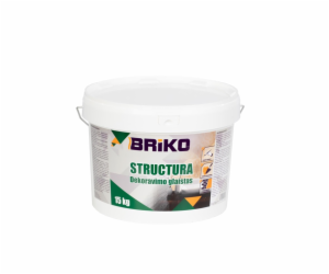 Zdobící tmel Briko Structura, bílý, 15 kg