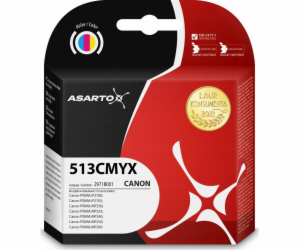 Inkoust Asarto  pro Canon 513CMYX | 2971B001 | 12ml | barva