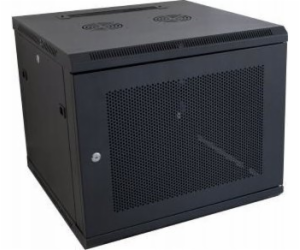 RACK závěsná skříňka 19 palců 9U 600x450 perforované dveř...