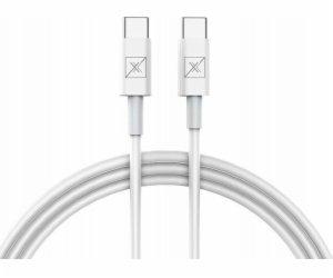 USB maxximus kabel mx šok 20w pd c/c bílá/bílá