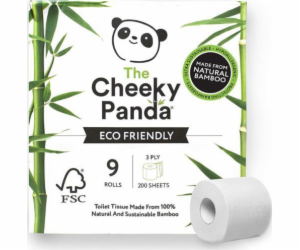 CHEEKY PANDA (ubrousky, toaletní papír, TŘÍVRSTVÝ BAMBUSO...