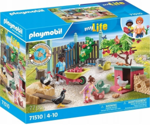 PLAYMOBIL 71510 City Life Malá slepičí farma na zahradě m...