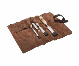 Kirschen Firmer Chisel Set 4pcs. Leather Bag 10-16-20-26