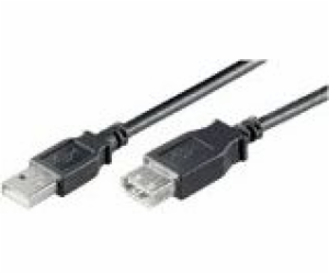 Goobay USB-A - USB-A kabel USB 3 m černý (93600)