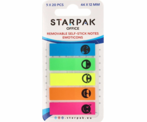 Starpak TAB IND 44X12/20K 5COL EMOT STK B/C 24/1008