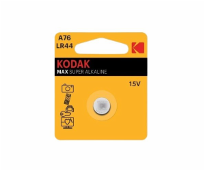 Baterie Kodak A76/LR44 MAX SUPER Alkaline 1ks, blistr