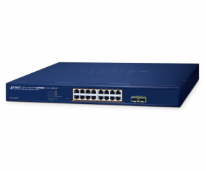 Planet GS-2210-16P2S WEBsmart L2 switch, 16x1Gb, 2x1Gb SF...