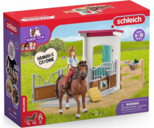 Schleich Horse Club box na koně s Hannah & Cayenne, figur...