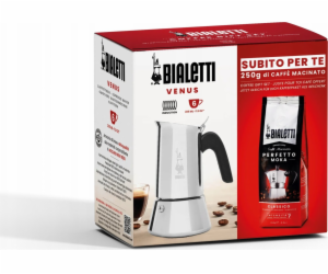 Kávovar Bialetti New Venus 6tz + káva Perfetto Moka Classic