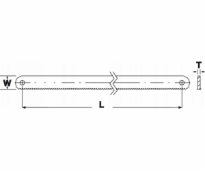 Bahco RÁM PILOVÉHO LISTU 300x12,5/14 BIM SANDFLEX 3906 (m...