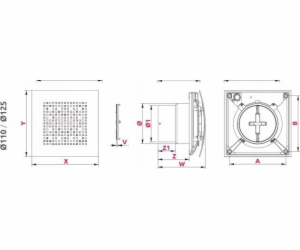 AWENTA FAN BOTHAL FAN WPAB110ZT PULSAR FI100MM 110 M3/H 9...