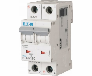 EATON (MB) Jistič 2P C 16A 10kA DC PL7-C16/2-DC 264902