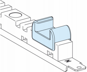 Schneider Electric Stoppers pro podpěru spodní lišty LINE...
