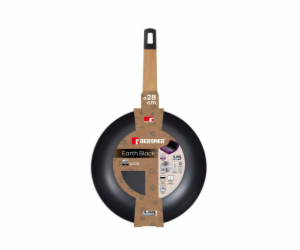 Wok pánev s nepřilnavým povrchem 28 cm Earth Black BG-346...