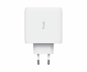 TRUST MAXO 65W 2P USB-C CHARGER WHT