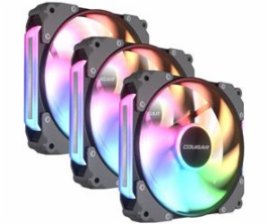 COUGAR ventilátor APOLAR 120 ARGB (3 pack) 120mm hydro dy...