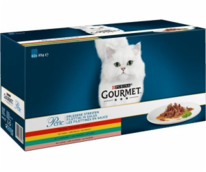 PURINA Gourmet Perle Mix - mokré krmivo pro kočky - 60x85 g