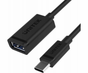 Kabelový adaptér Unitek (C476BK-1M) USB-C (M) - USB-A (F)...