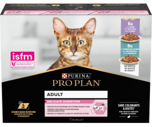 PURINA Pro Plan Delicate Turkey Fish Multipack - mokré kr...