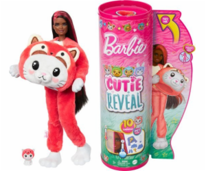 Panenka Barbie Cutie Reveal Kitten-Panda červená HRK23 MA...