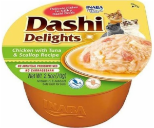 INABA Dashi Delights kuřecí vývar z tuňáka a hřebenatky -...