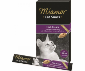 MIAMOR Cat Cream Malt & Cheese - kočičí pamlsky - 6x15g