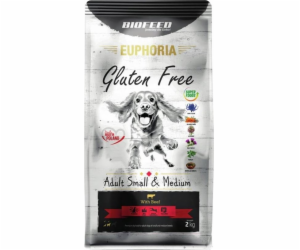 BIOFEED Euphoria Gluten Free Adult small & medium Hovězí ...