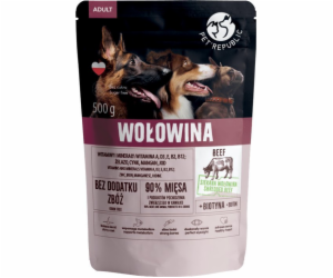 PET REPUBLIC Adult Beef - mokré krmivo pro psy - 500g