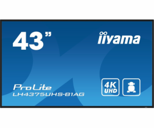 43" iiyama LH4375UHS-B1AG:IPS,4K UHD,Android,24/7