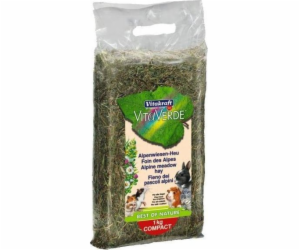 VITAKRAFT VitaVerde Alpská louka - seno pro hlodavce - 1kg