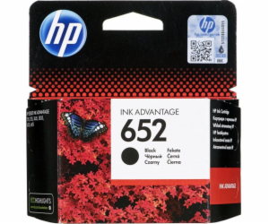 HP 652 Černá originální inkoustová kazeta Advantage